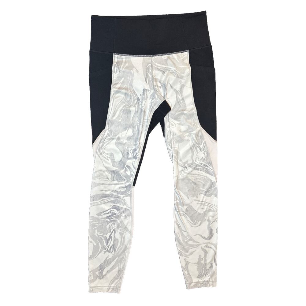 Athleta Powervita Marble Salutation Tight Leggings